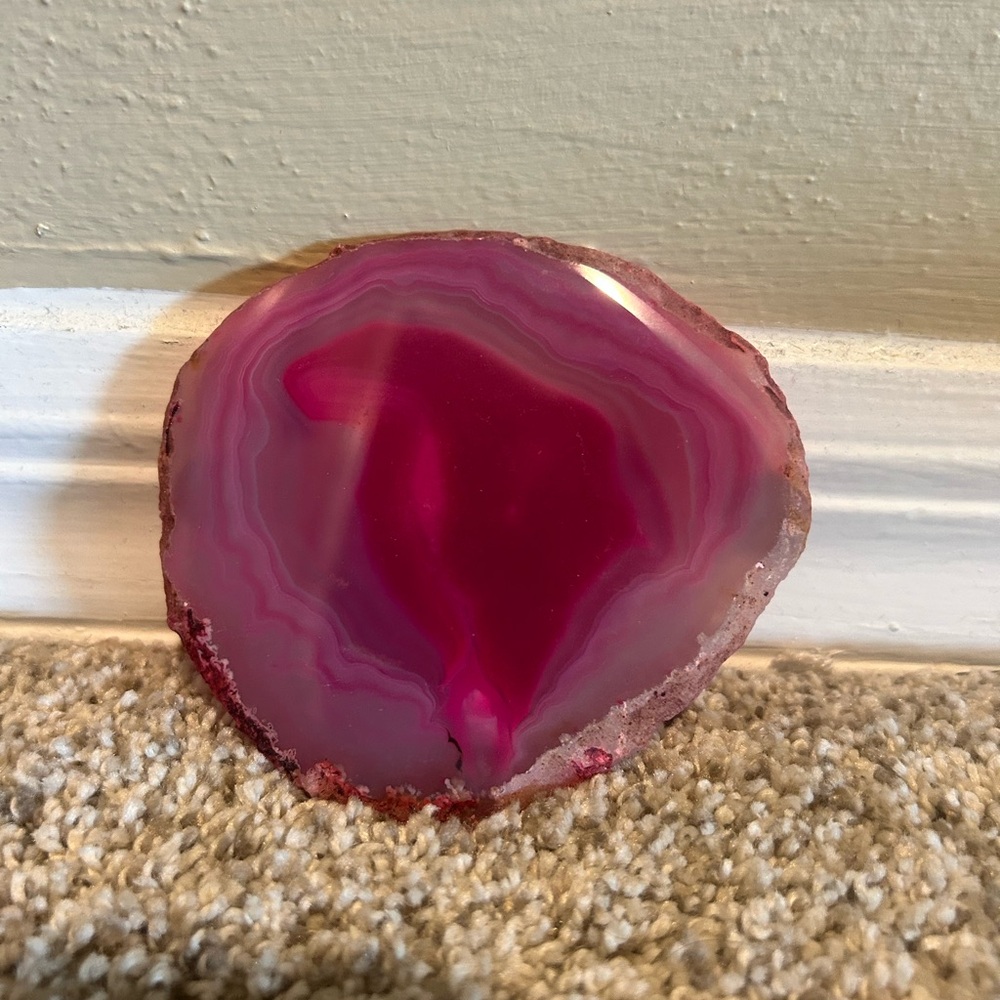 Pink Agate Coaster